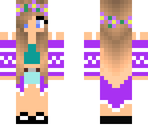 purple lavender flower girl