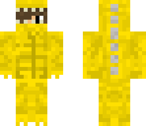 yellow dino costume