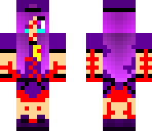 bloody purple girl