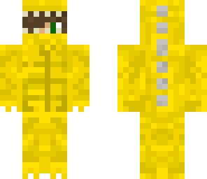 yellow dino costume 2