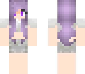 elf maiden - purple hair -