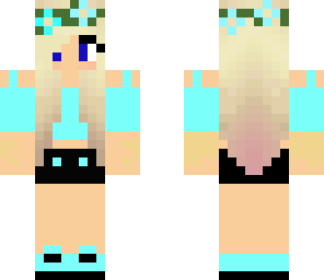 blueflower girl