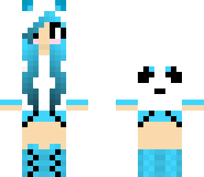blue panda