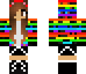 rainbow tiger girl