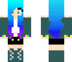 revised blue hair