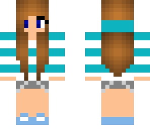 blue headphone girl
