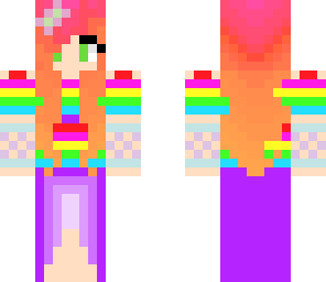 bright rainbow girl