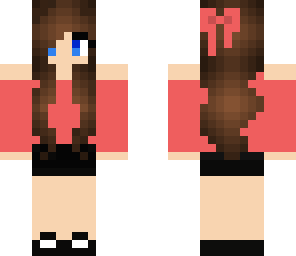 cute girl with bow