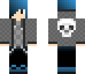 blue boy with headphones