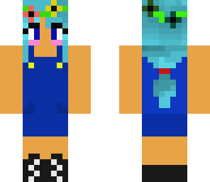 cute blue girl