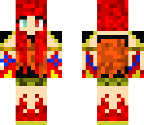 fire warrior girl