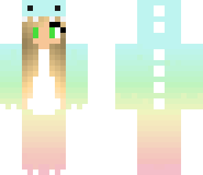 pastel dino girl