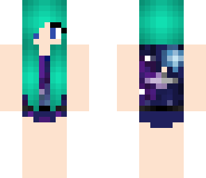 bathing suit galaxy girl