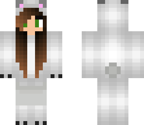 adorable polar bear girl