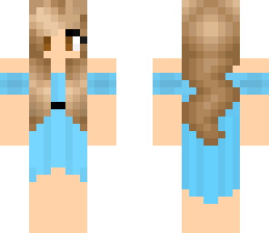 blue dress