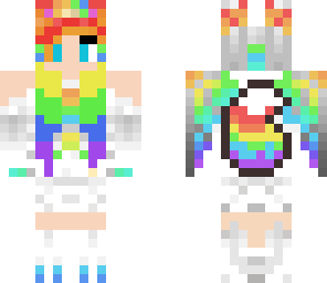 rainbow wolf dragon edit