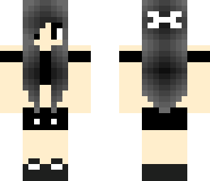 black clothed girl