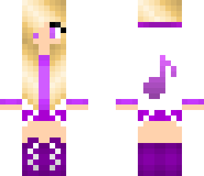 purple music girl