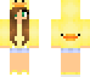 green eyed duck girl
