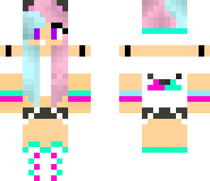 pink and blue music fox