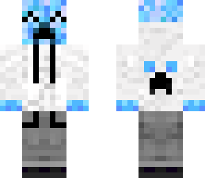 happy blue creeper