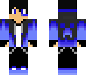 blue gamer boy