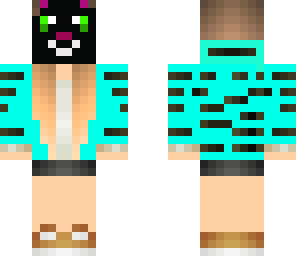 girl with cat mask