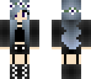 goth flower girl