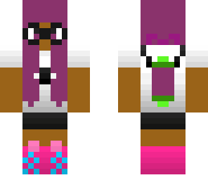 purple splatoon girl
