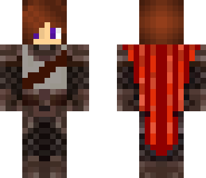 knight with brown hair