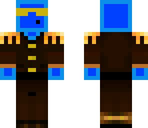 slime in uniform with glasses