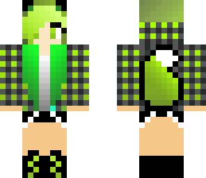green fox girl