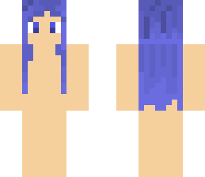 blue hair