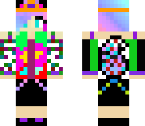colorful girl
