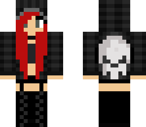 emo goth girl oochie