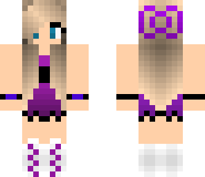 purple dress