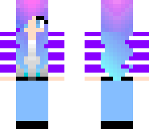 cute ombre hair girl