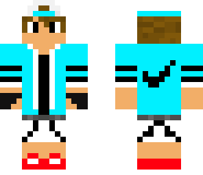 blue nike boy