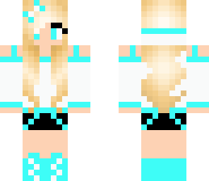 edited skin with a bow
