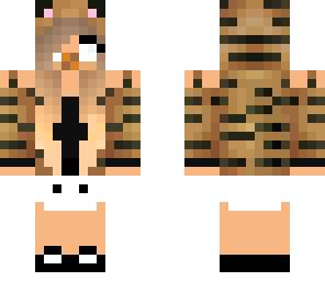 herobrine baby tiger girl