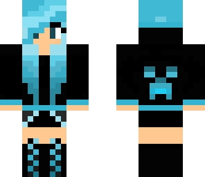 blue creeper girl