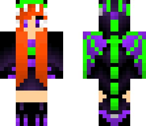 orange dragon girl