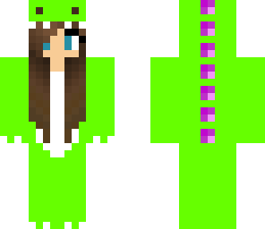 lime dino girl