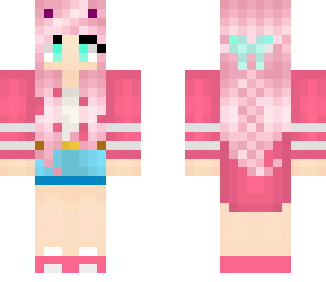pink cat girl