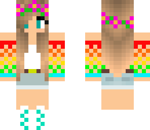 cute rainbow girl