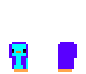 purple and aqua- penguin collection