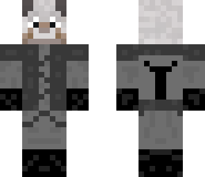 wolf wearing the ironwolf armor