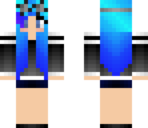 blue flame girl