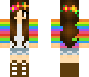 rainbow girl