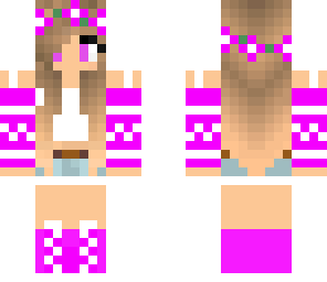 pink summer girl